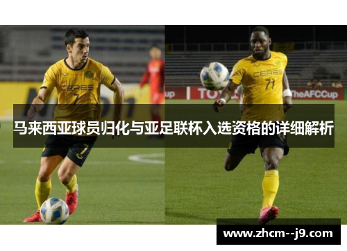 马来西亚球员归化与亚足联杯入选资格的详细解析